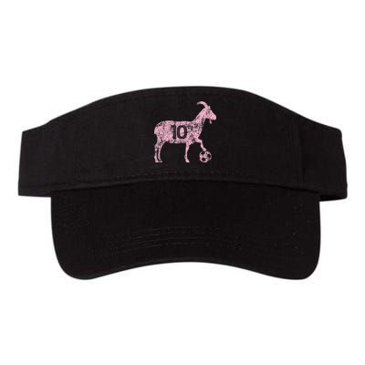 Goat 10 Funny Soccer Valucap Bio-Washed Visor