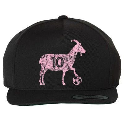 Goat 10 Funny Soccer Wool Snapback Cap