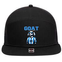 Goat 10 Funny Soccer 7 Panel Mesh Trucker Snapback Hat