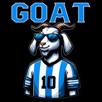 Goat 10 Funny Soccer Flexfit Unipanel Trucker Cap