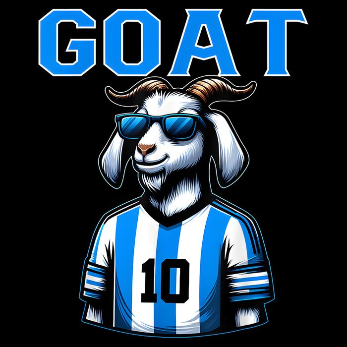 Goat 10 Funny Soccer Flexfit Unipanel Trucker Cap