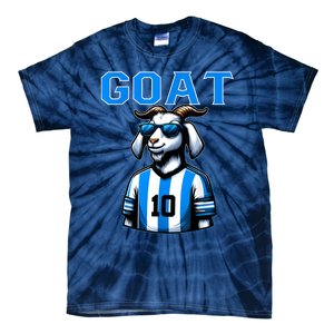 Goat 10 Funny Soccer Tie-Dye T-Shirt