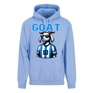 Goat 10 Funny Soccer Unisex Surf Hoodie