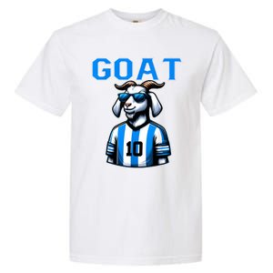 Goat 10 Funny Soccer Garment-Dyed Heavyweight T-Shirt