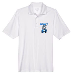 Goat 10 Funny Soccer Men's Origin Performance Pique Polo