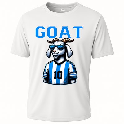Goat 10 Funny Soccer Performance Shirt