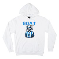 Goat 10 Funny Soccer Hoodie