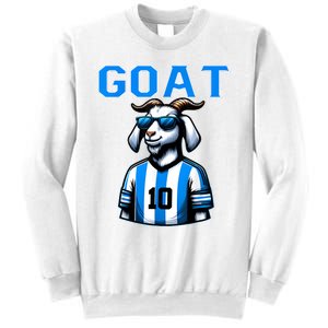 Goat 10 Funny Soccer Sweatshirt