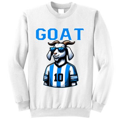 Goat 10 Funny Soccer Sweatshirt