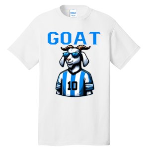 Goat 10 Funny Soccer Tall T-Shirt