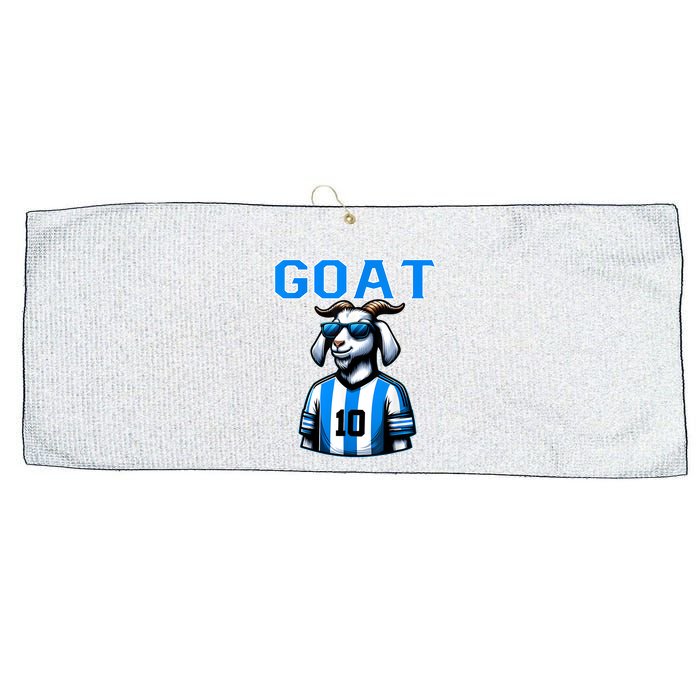 Goat 10 Funny Soccer Large Microfiber Waffle Golf Towel
