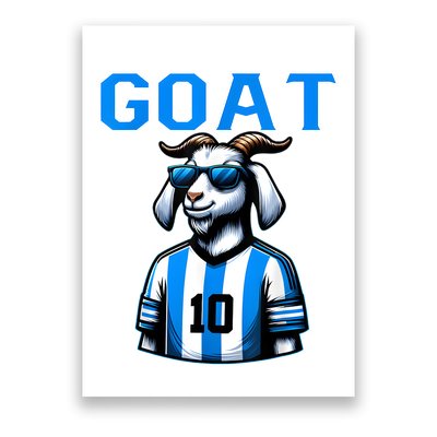 Goat 10 Funny Soccer Poster