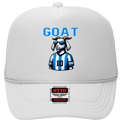 Goat 10 Funny Soccer Trucker Hat