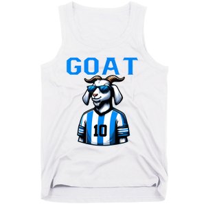 Goat 10 Funny Soccer Tank Top