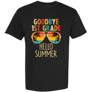 Goodbye 1st Grade Hello Summer Last Day Of School Boy Garment-Dyed Heavyweight T-Shirt