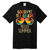 Goodbye 1st Grade Hello Summer Last Day Of School Boy Tall T-Shirt