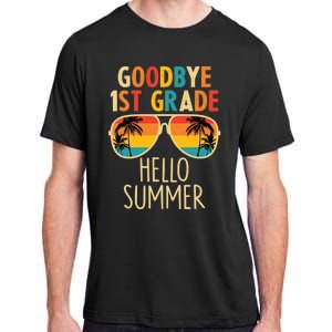 Goodbye 1st Grade Hello Summer Last Day Of School Boy Adult ChromaSoft Performance T-Shirt