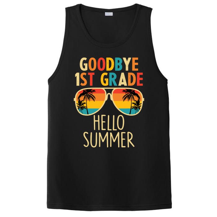 Goodbye 1st Grade Hello Summer Last Day Of School Boy PosiCharge Competitor Tank