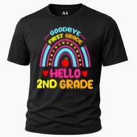 Goodbye 1st Grade Hello 2nd Grade Graduation Cooling Performance Crew T-Shirt