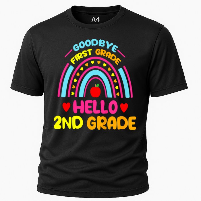 Goodbye 1st Grade Hello 2nd Grade Graduation Cooling Performance Crew T-Shirt