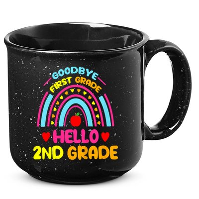 Goodbye 1st Grade Hello 2nd Grade Graduation 15oz Campfire Ceramic Mug