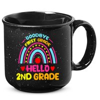 Goodbye 1st Grade Hello 2nd Grade Graduation 15oz Campfire Ceramic Mug