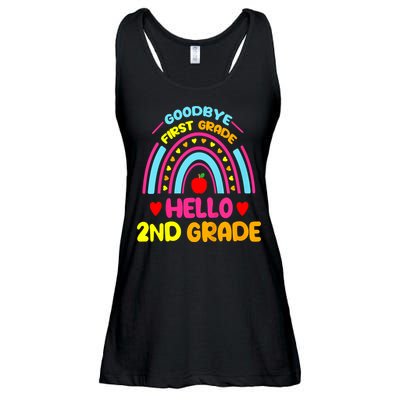 Goodbye 1st Grade Hello 2nd Grade Graduation Ladies Essential Flowy Tank