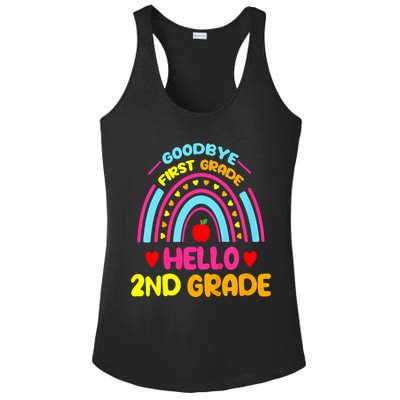 Goodbye 1st Grade Hello 2nd Grade Graduation Ladies PosiCharge Competitor Racerback Tank