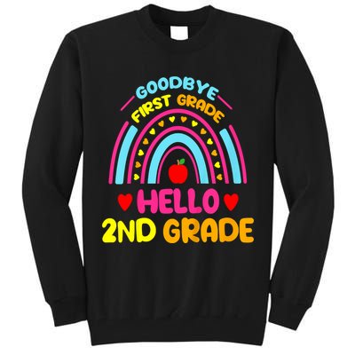 Goodbye 1st Grade Hello 2nd Grade Graduation Tall Sweatshirt