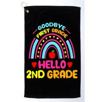 Goodbye 1st Grade Hello 2nd Grade Graduation Golf Towel