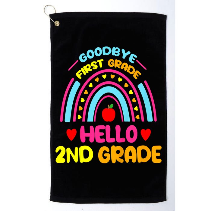 Goodbye 1st Grade Hello 2nd Grade Graduation Golf Towel