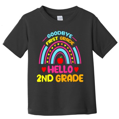 Goodbye 1st Grade Hello 2nd Grade Graduation Toddler T-Shirt