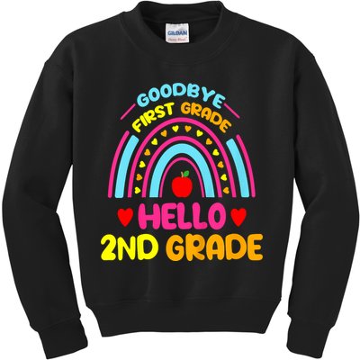 Goodbye 1st Grade Hello 2nd Grade Graduation Kids Sweatshirt