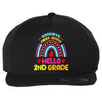 Goodbye 1st Grade Hello 2nd Grade Graduation Wool Snapback Cap