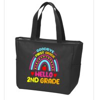 Goodbye 1st Grade Hello 2nd Grade Graduation Zip Tote Bag