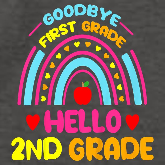 Goodbye 1st Grade Hello 2nd Grade Graduation Vector Backpack