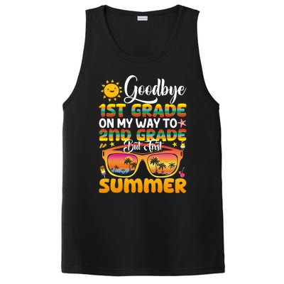 Goodbye 1st Grade Graduation To 2nd Grade Hello Summer Gift PosiCharge Competitor Tank