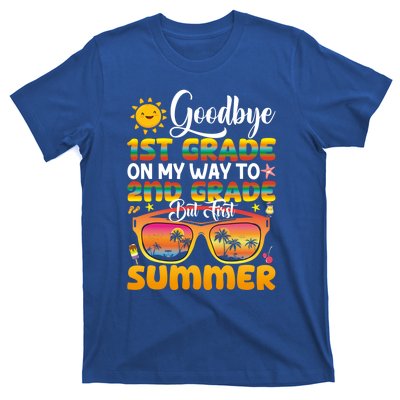 Goodbye 1st Grade Graduation To 2nd Grade Hello Summer Gift T-Shirt