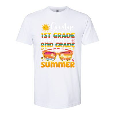 Goodbye 1st Grade Graduation To 2nd Grade Hello Summer Gift Softstyle CVC T-Shirt