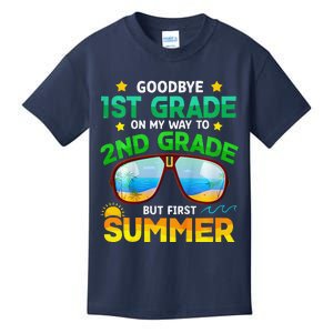 Goodbye 1st Grade Way To 2nd Grade First Summer Graduation Kids T-Shirt