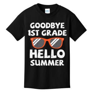 Goodbye 1st Grade Hello Summer Last Day Of School Boy Kids T-Shirt