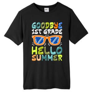 Goodbye 1st Grade Hello Summer Last Day Of School Boy Tall Fusion ChromaSoft Performance T-Shirt