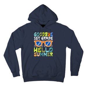 Goodbye 1st Grade Hello Summer Last Day Of School Boy Hoodie