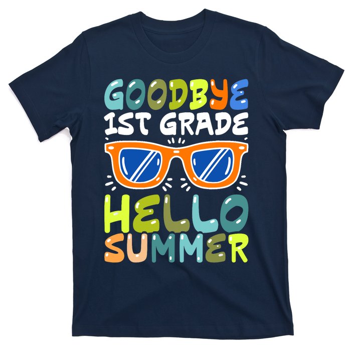 Goodbye 1st Grade Hello Summer Last Day Of School Boy T-Shirt