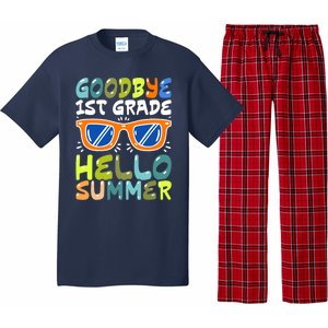 Goodbye 1st Grade Hello Summer Last Day Of School Boy Pajama Set