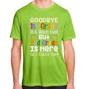 Goodbye 1st Grade Hello 2nd Grade Back To Shcool Outfit Adult ChromaSoft Performance T-Shirt