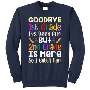 Goodbye 1st Grade Hello 2nd Grade Back To Shcool Outfit Sweatshirt