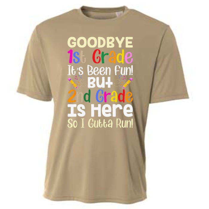 Goodbye 1st Grade Hello 2nd Grade Back To Shcool Outfit Cooling Performance Crew T-Shirt