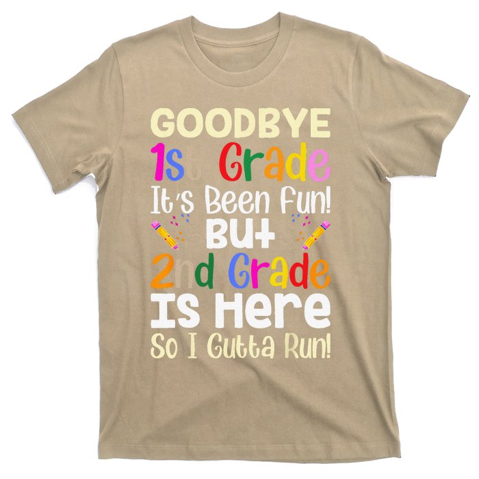 Goodbye 1st Grade Hello 2nd Grade Back To Shcool Outfit T-Shirt