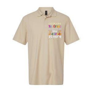 Goodbye 1st Grade Hello 2nd Grade Back To Shcool Outfit Softstyle Adult Sport Polo